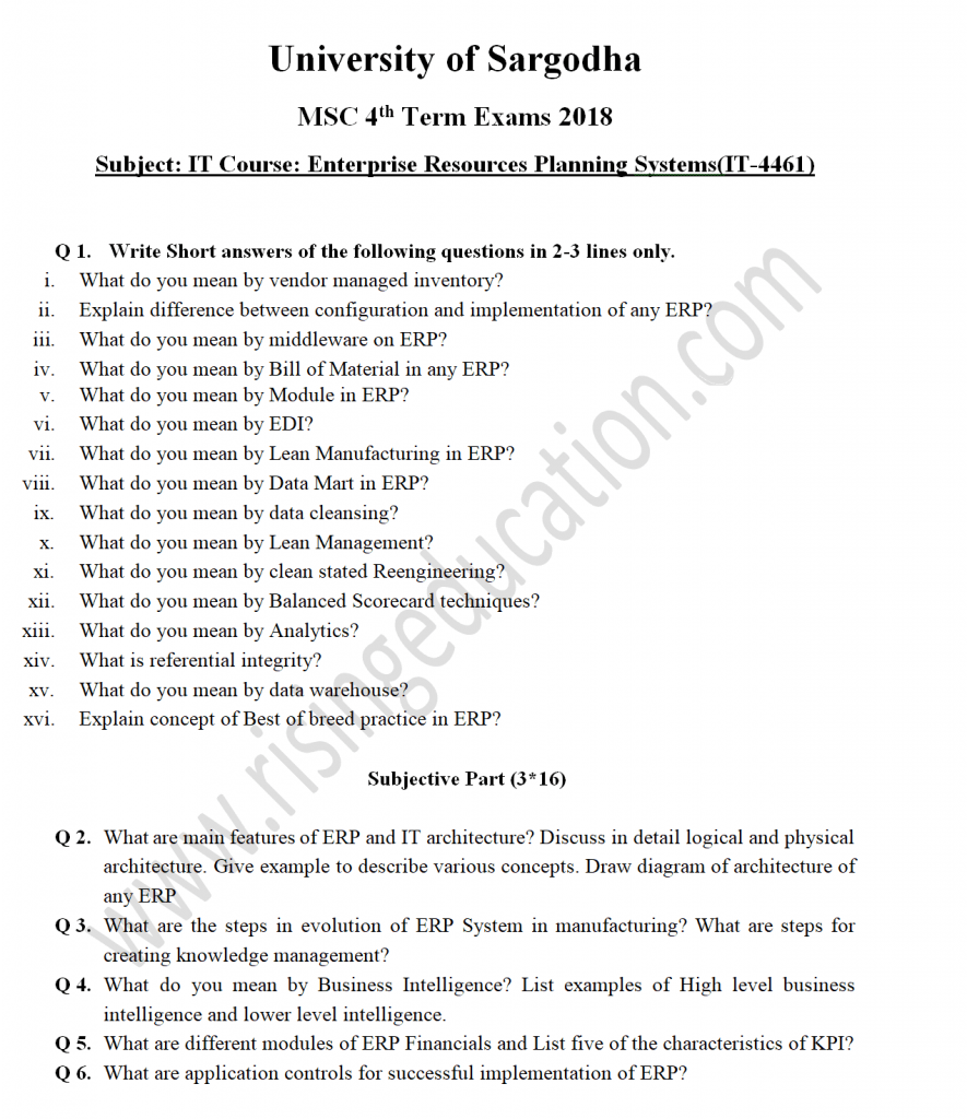 IT-4461 2018 IV Term